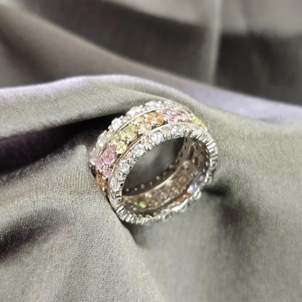Celestial Aurora Eternity Ring - Image 2