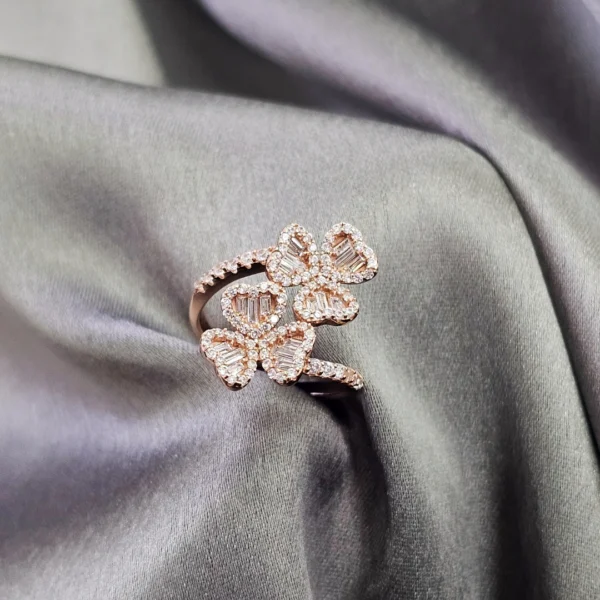 Golden Shamrock Bliss Ring