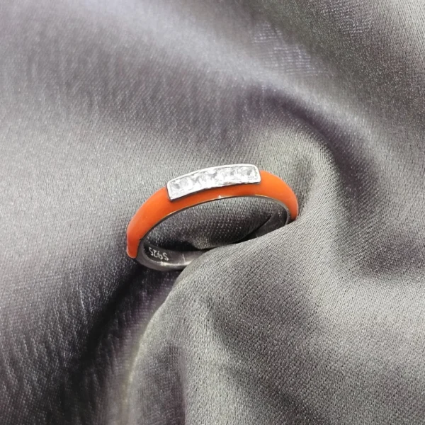 Misty Orange Ring