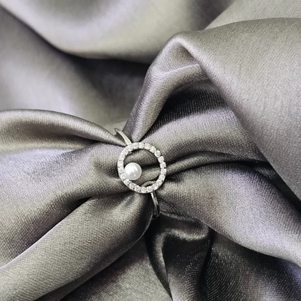 Moonlit Pearl Ring