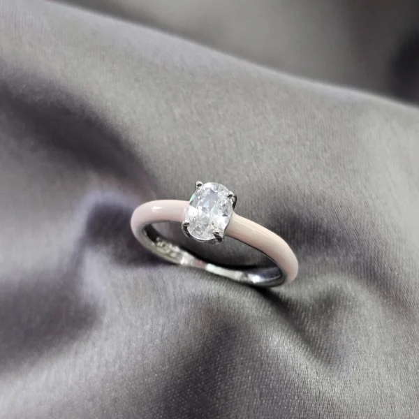 Enamel Stud Ring