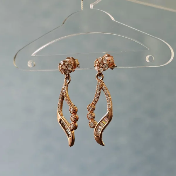 Dangle Leaf Earrings - Image 2