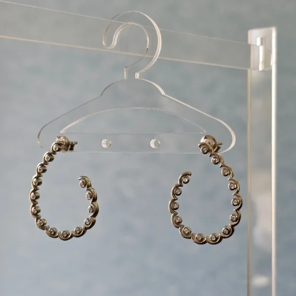 Lustrous Loop Earrings - Image 2