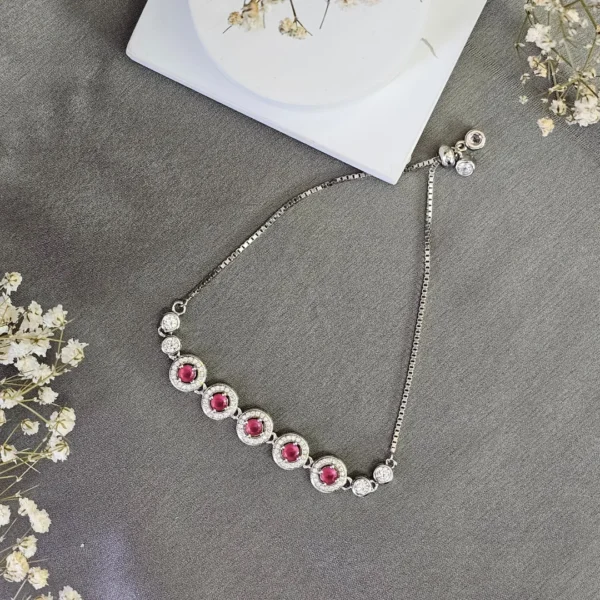 Pink Eternity Bracelet - Image 2