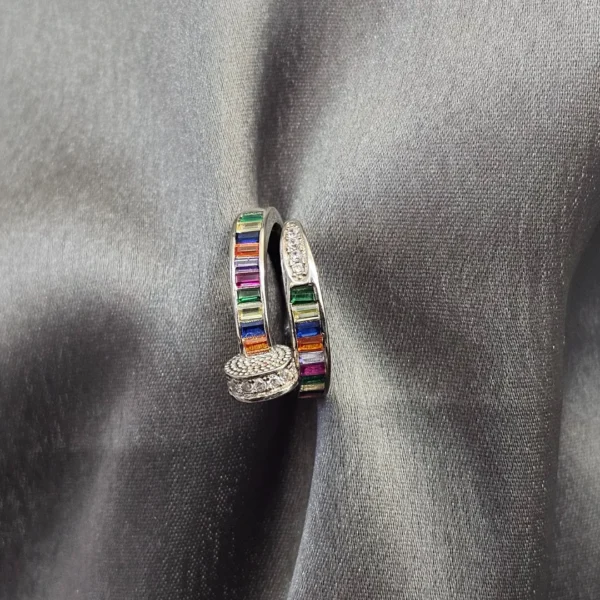 Rainbow Band Ring - Image 3