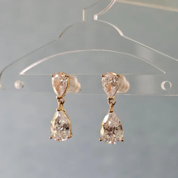 Tear Drop Earrings - Image 2
