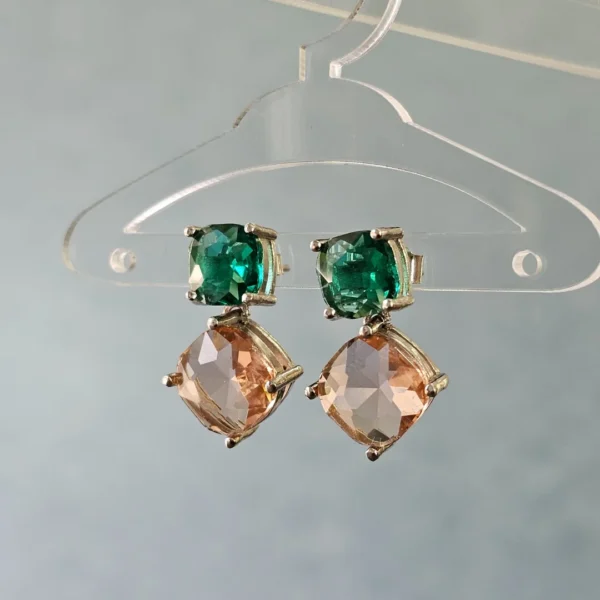 Emerald Dusk Earrings - Image 2