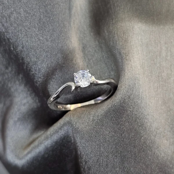 Subtle Solitaire Ring - Image 3