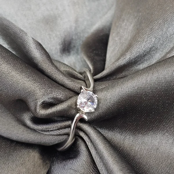 Subtle Solitaire Ring - Image 2