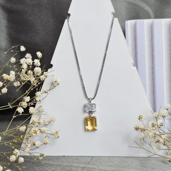 Citrine Spark Necklace