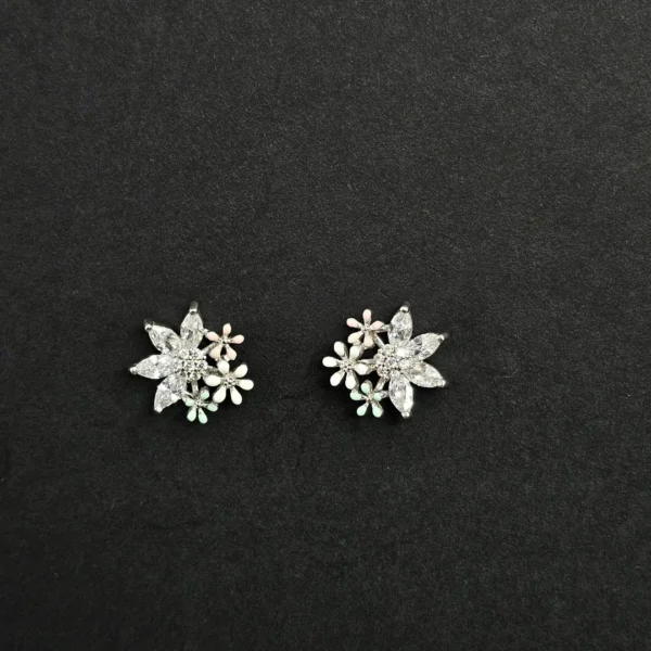 Crystal Petals Earrings