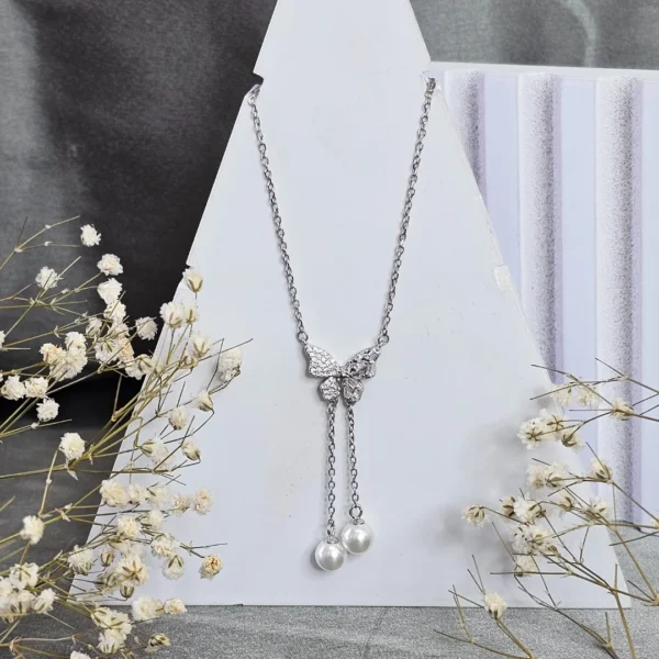 Wings & Pearls Necklace