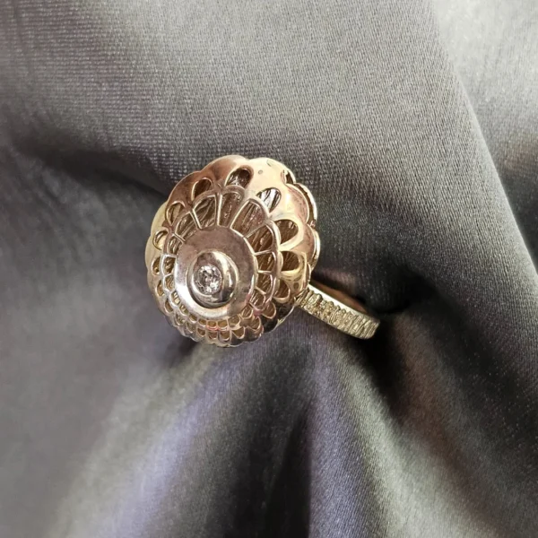 Golden Halo Ring