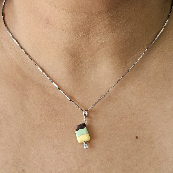 Triple Scoop Charm Necklace