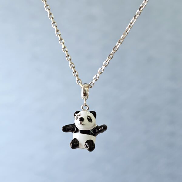 Tiny Panda Charm Necklace - Image 2