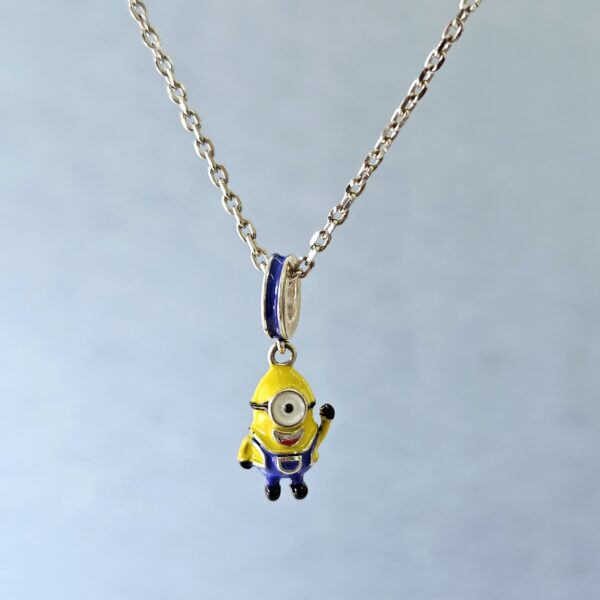 Happy Minion Charm Necklace - Image 2