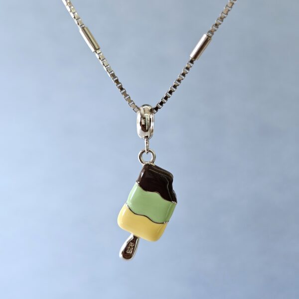 Triple Scoop Charm Necklace - Image 2