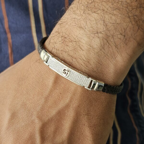 Om Leather Bracelet