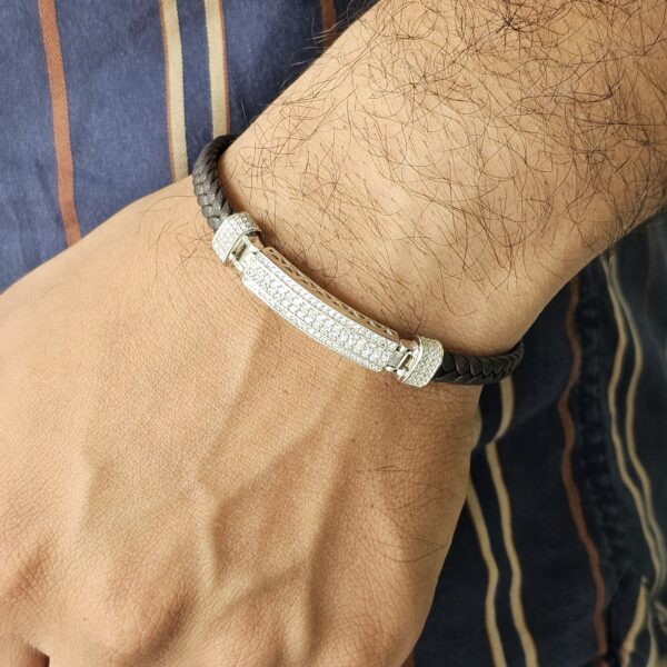 Crystal Leather Bracelet
