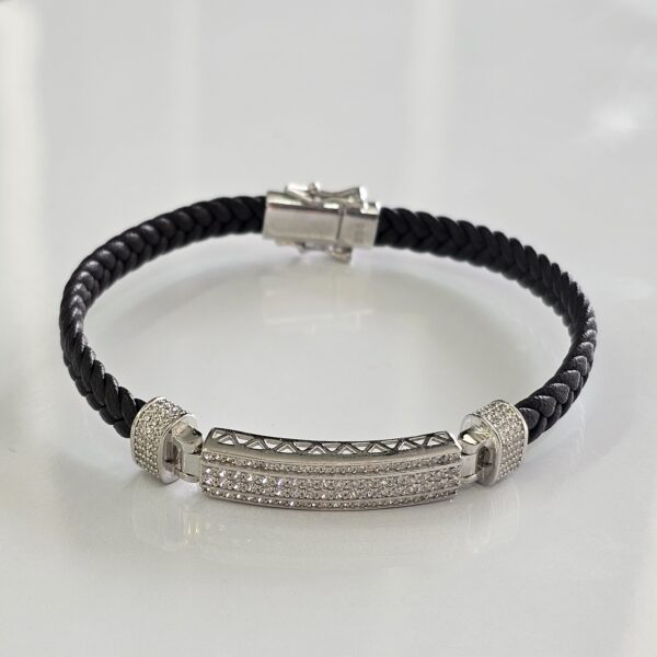 Crystal Leather Bracelet - Image 2