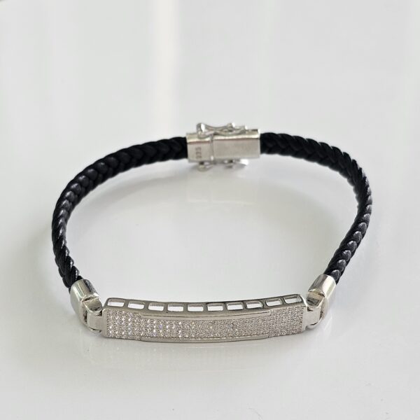 Sleek Leather Bracelet - Image 2