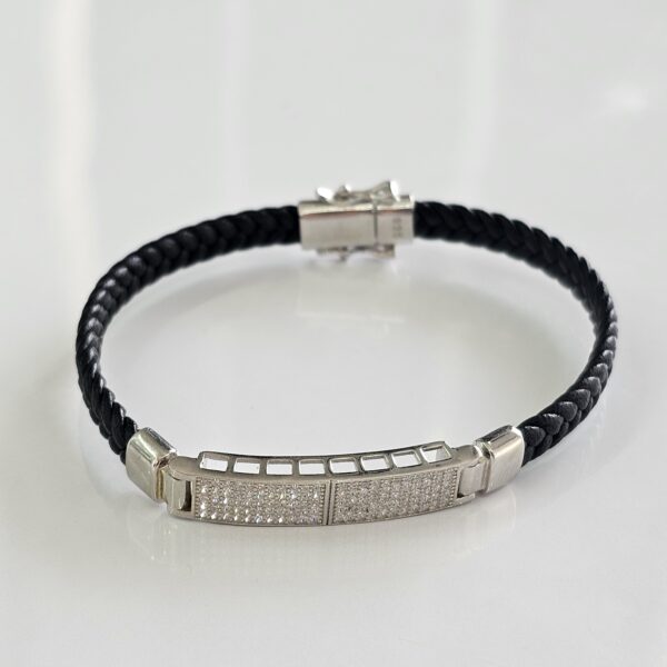 Regal Leather Bracelet - Image 2