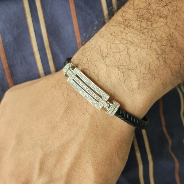 Dazzle Leather Bracelet