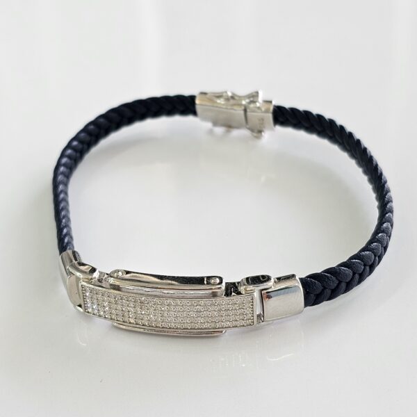 Icy Leather Bracelet - Image 2