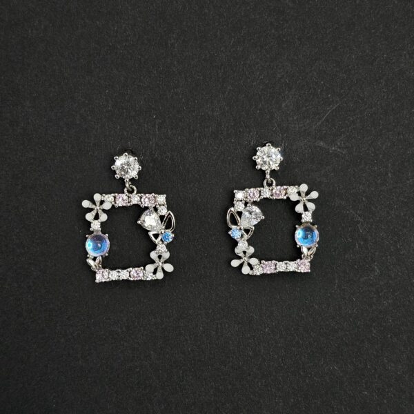 Floral Box Earrings