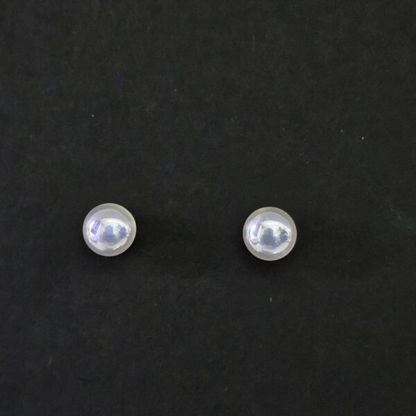 Chrome Pearl Earrings