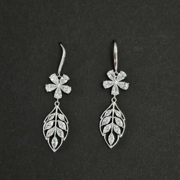 Floral Leaf Earrings