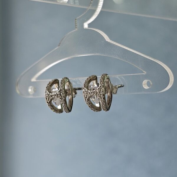 Twin Curve Earrings - Image 2