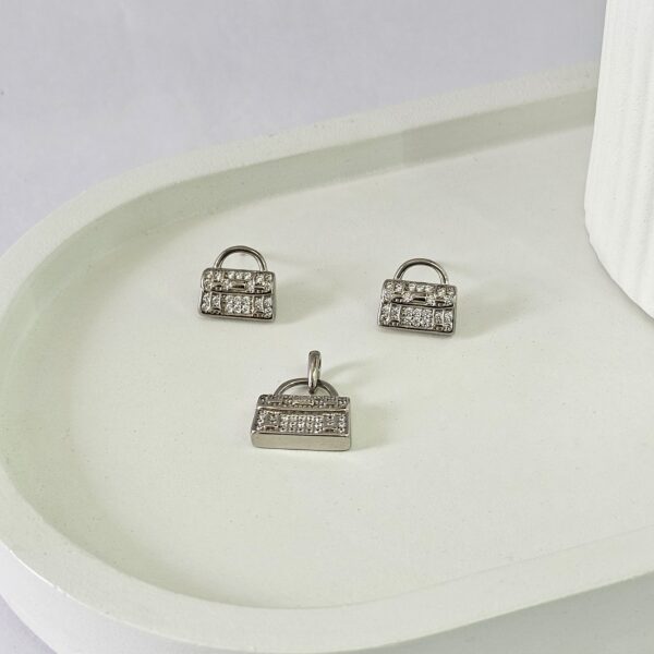 Diamond Purse Pendant Set - Image 2
