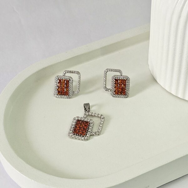 Tangy Square Pendant Set - Image 2