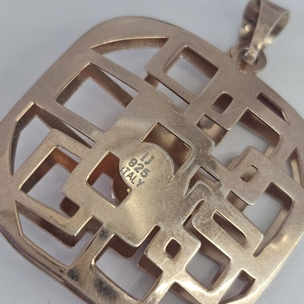 Classy Grid Pendant Set - Image 3