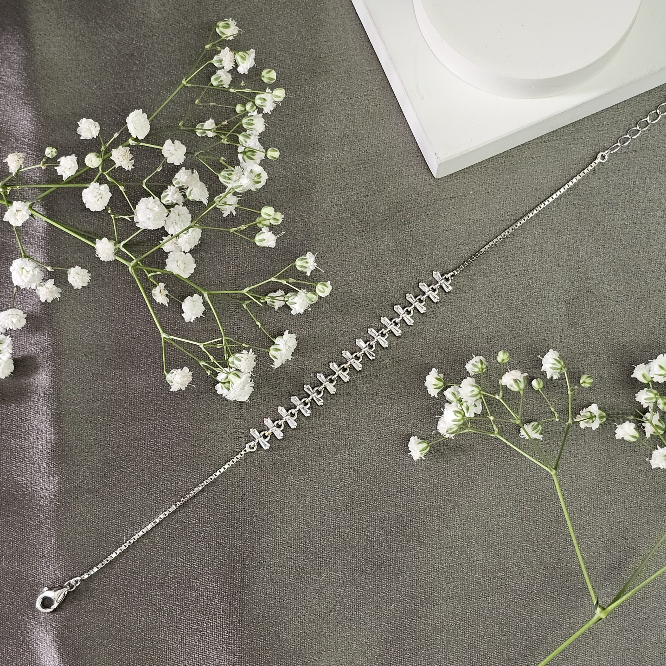 Symmetrical Diamond Bracelet - Image 2