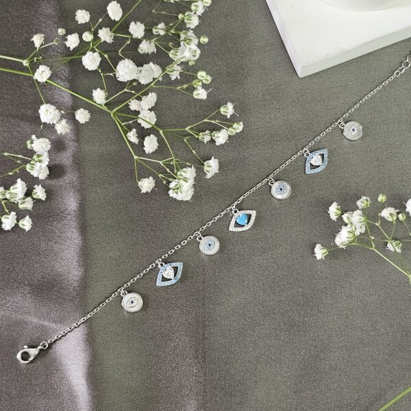 Evil Eye Charms Bracelet - Image 2