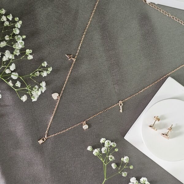 Elegant Charms Necklace Set