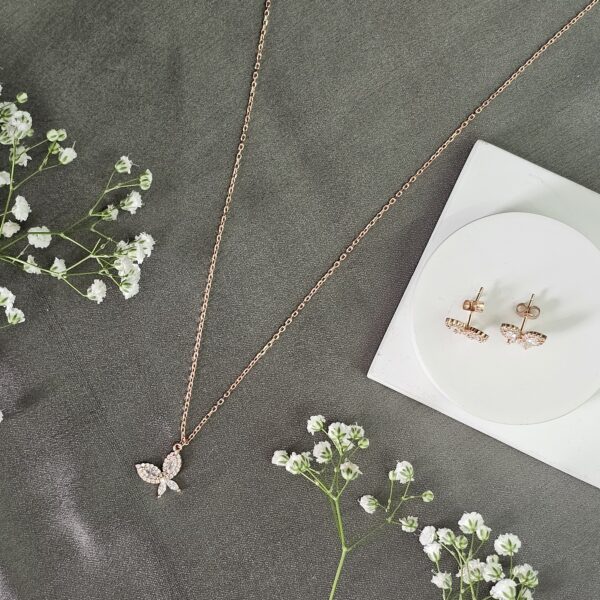 Butterfly Necklace Set