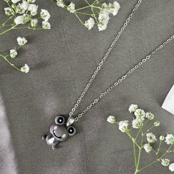 Teddy & Floral Necklace Set - Image 2