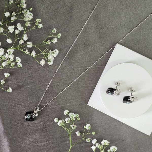 Evil Eye Serpenti Necklace Set