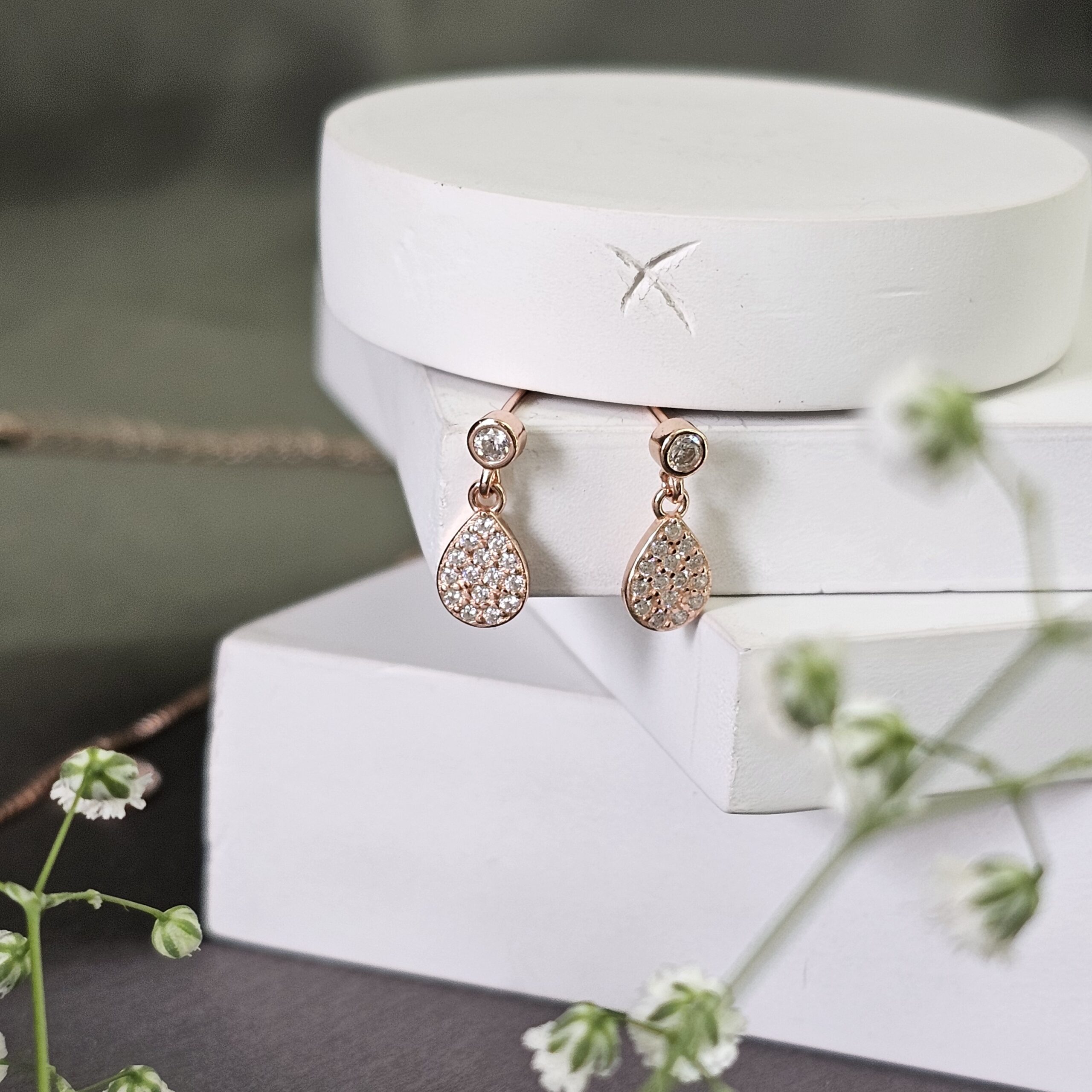 Dew Drop Charm Necklace Set - Image 3